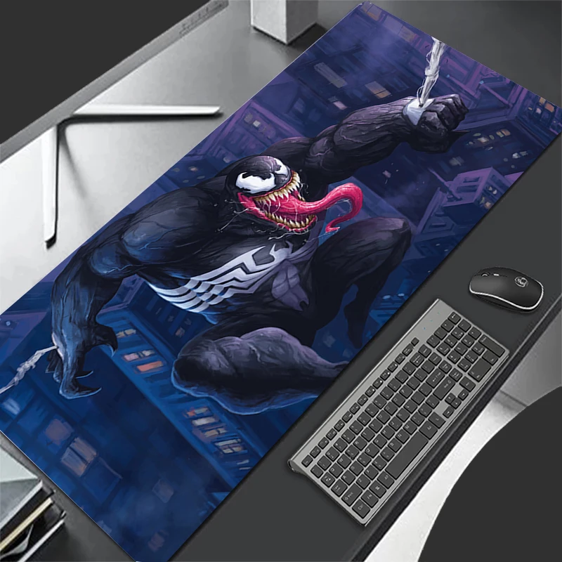 

Large Gaming Mousepads Venom Computer Mousepad 900x400 Grande Desk Pads For PC Keyboard Mats Multi-size Non-slip Table Rug