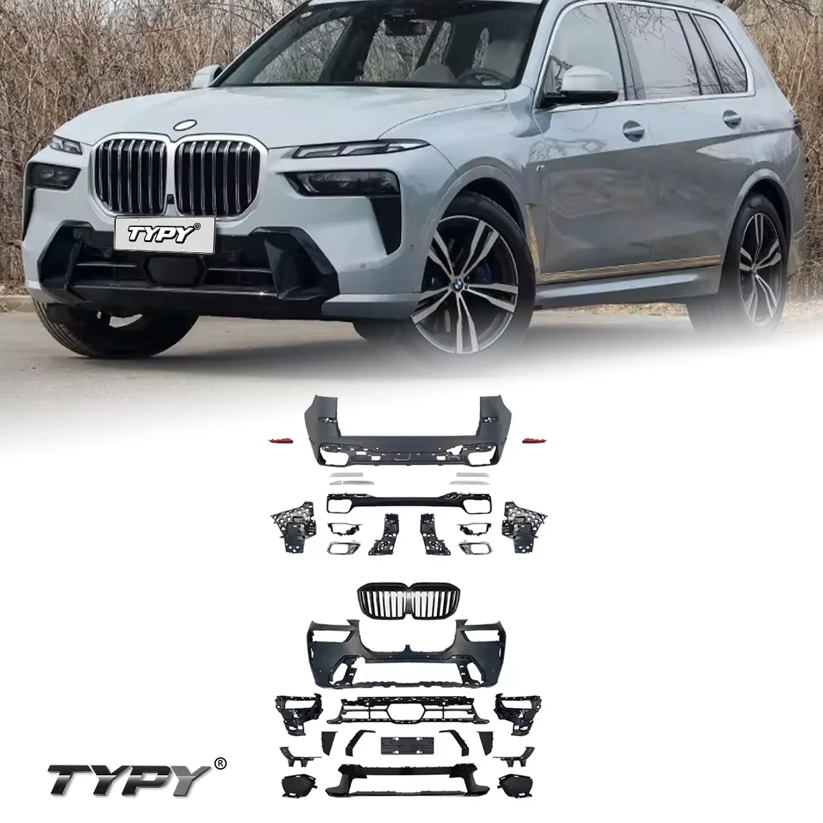 

TYPY Original Wholesale Price Auto BODYKIT For BMW X7 G07 Upgrade Modified to NEW BMW MT 2023+ Styling bodykit