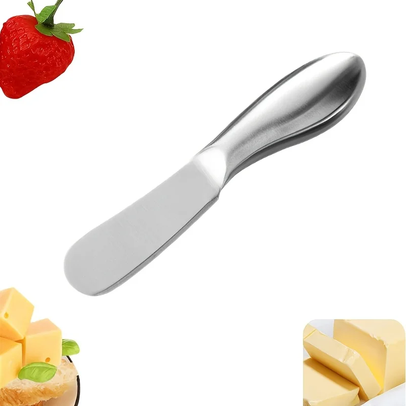 Cuchillo para Untar Mantequilla y Queso, Herramienta para Crema de Queso para Pasteles, Espátula Pequeña para Mantequilla y Crema de Queso, Utensilio de Cocina para Repostería