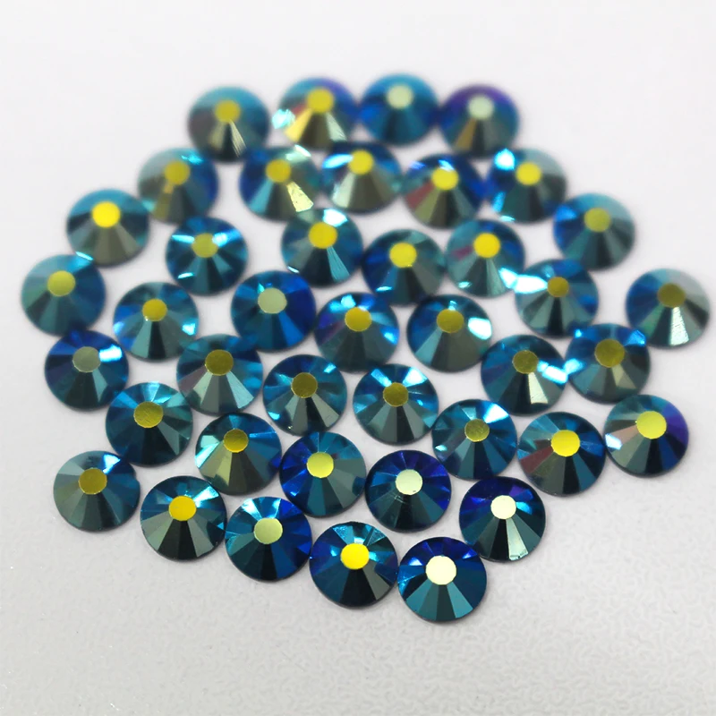 280 AB Jet Black AB High Quality Flatback Non Hotfix Rhinestones For Nailart Fabric Garment Decoration DIY Jewelry Accessories