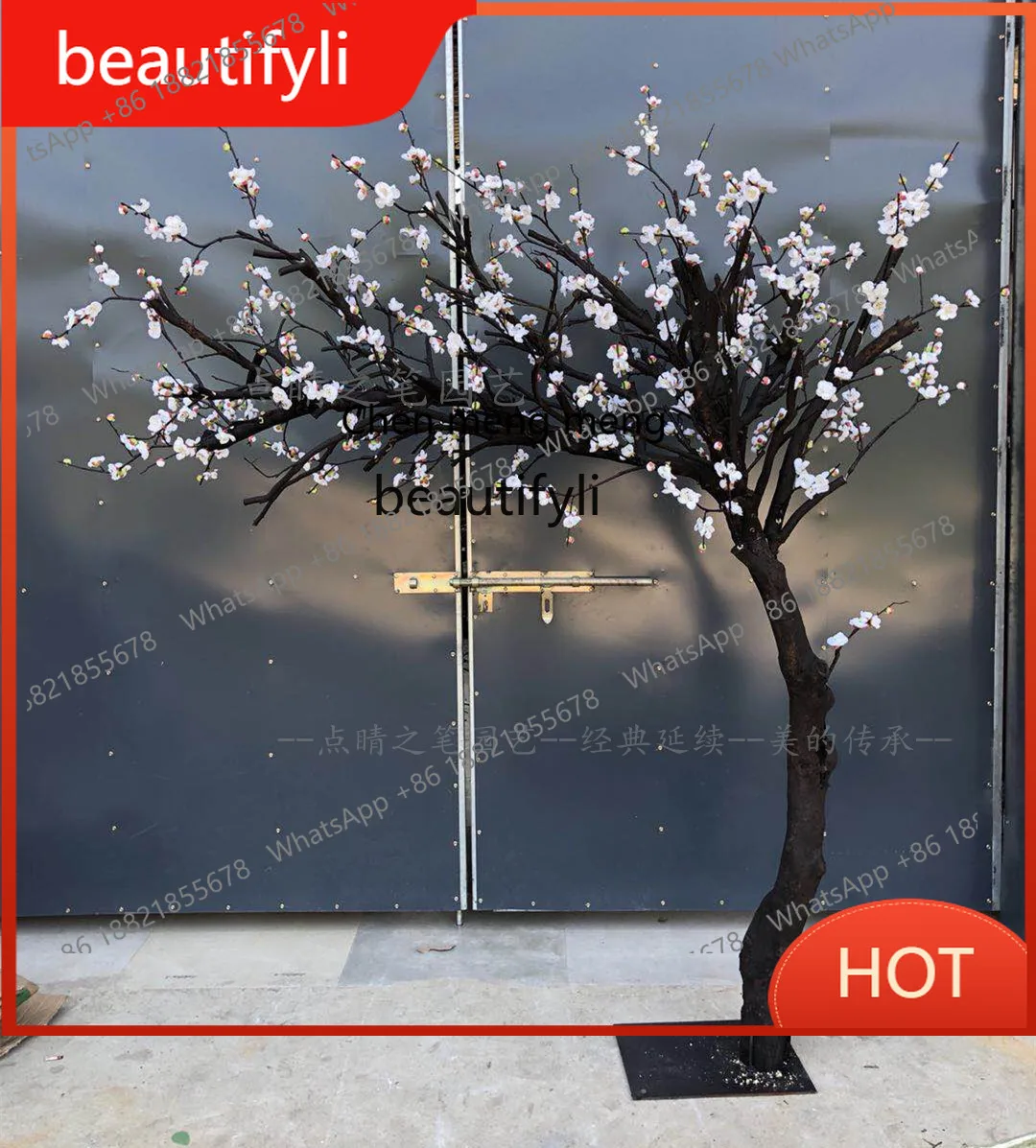 

G8578 Emulational Plum Pear Flower Props Tree Hotel Hall Setting Scene Decoration Background Wall Hanging Living Room