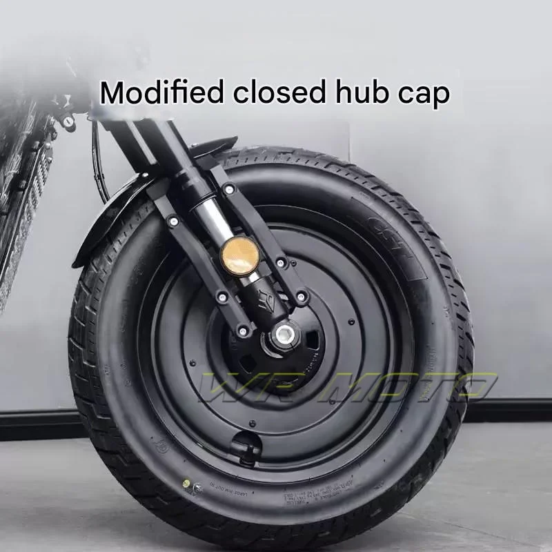 Closed Wheel Hub Cover Front Rear Tire Protector Ring Metal Decor Housing Fit For BENDA ROCK 707 Motorcycle