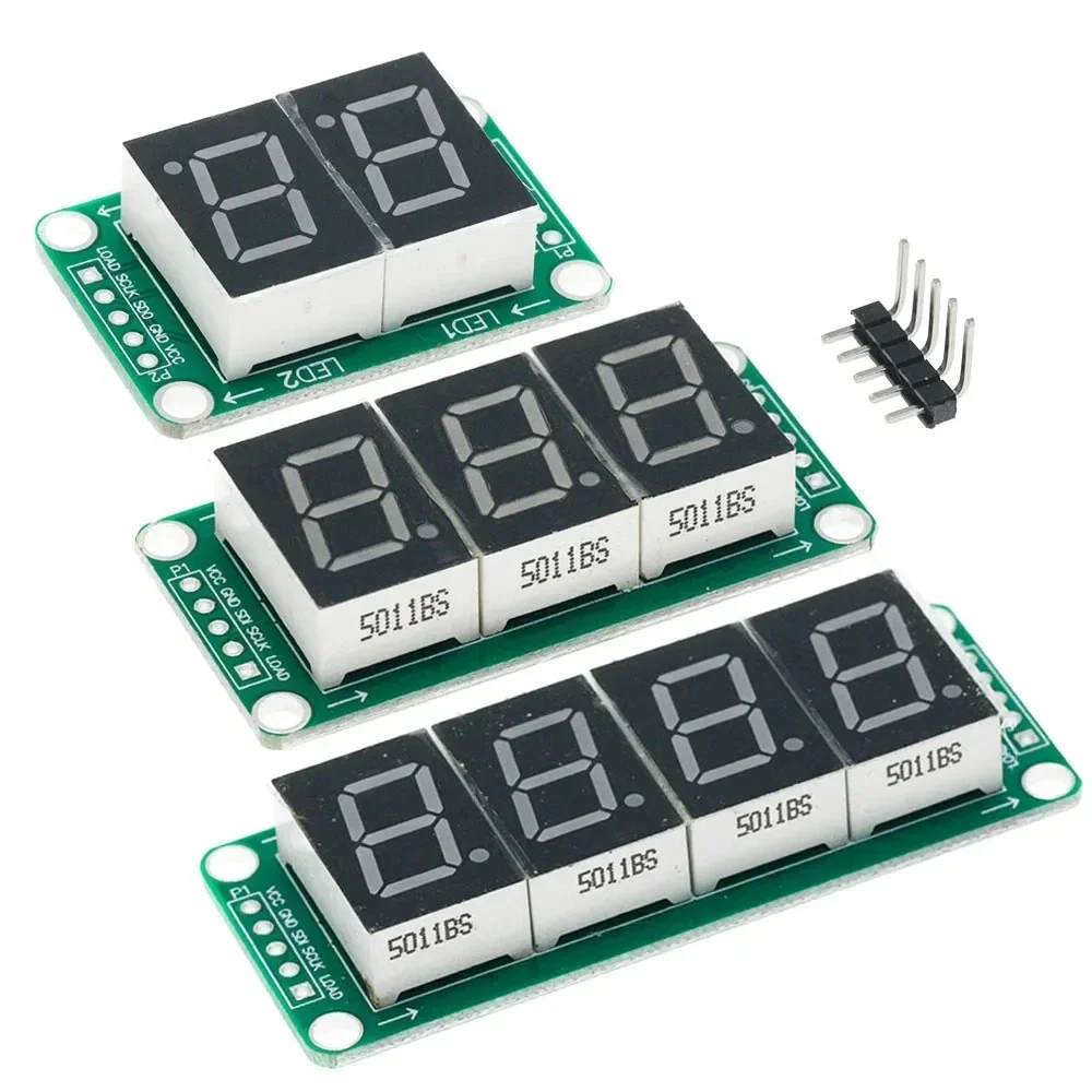 Static Drive 2 3 4 Segment Digital Tube LED Display Module 2 Digital 74HC595 Tube 100% New original For Quason
