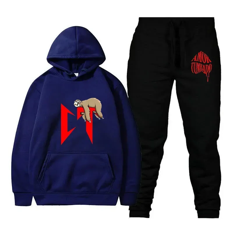 Corridos Tumbados Hoodies Set Mannen Mode Natanael Cano Sweatshirts Met Lange Mouwen Vrouwen Casual Harajuku Streetwear Pullovers Sudad