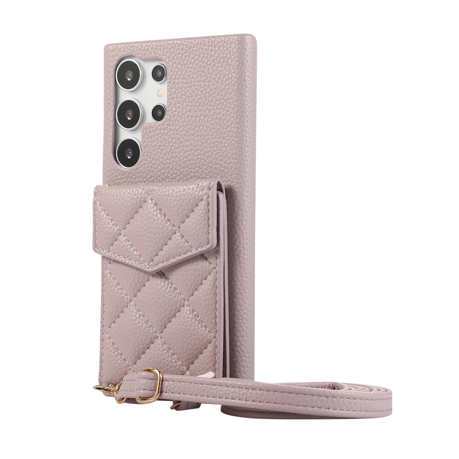 Crossbody Vertical Cards Solt Wallet Leather Bag Case For Samsung Galaxy S24 Ultra S23 Plus S22 A15 A35 A55 A54 A24 A34 Cover