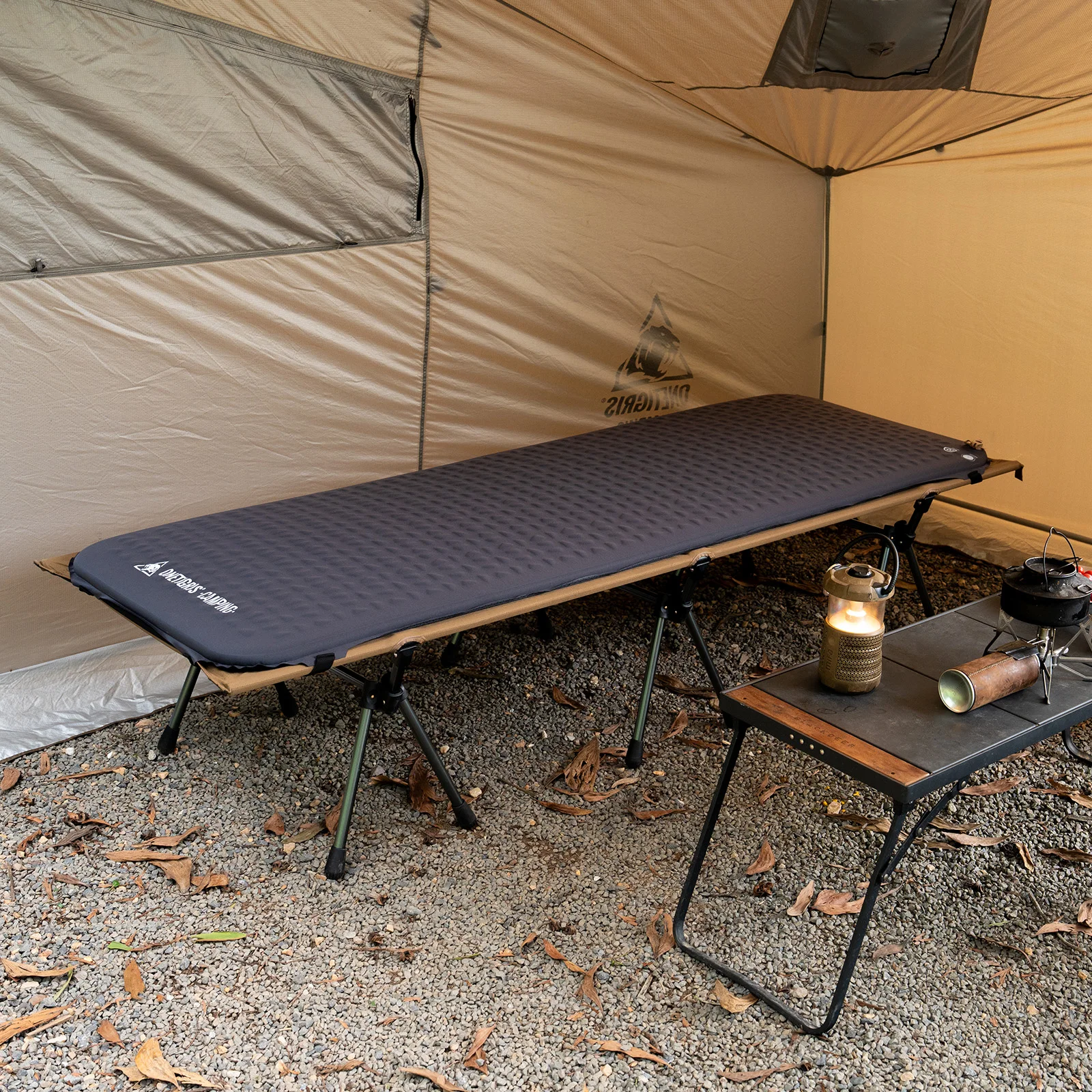 OneTigris NIGHTFALL Selbstaufblasbare Feldbettmatte Memory-Schaum Faltbare Schlafmatte für Camping-Feldbett Kompakt für Auto-Camping Overlanding – Detail 8