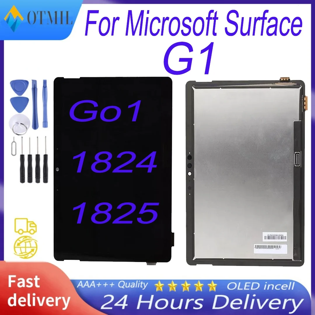 

AAA+Original For Microsoft Surface Go 1824 1825 LCD Display Touch Screen Digitizer Assembly 10.1"For Surface Go1 LCD Replacement