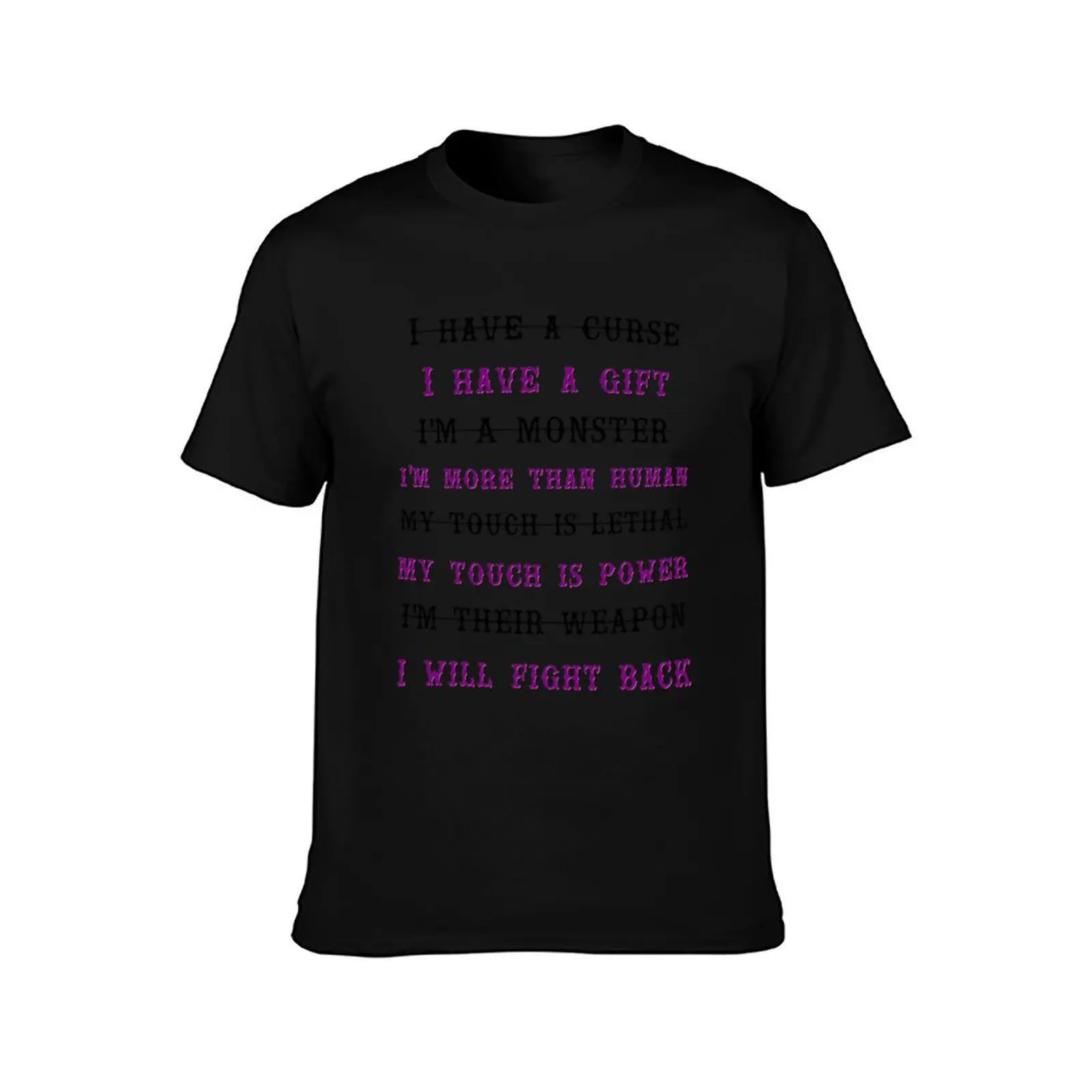 Shatter Me Series T-Shirt Lightweight Cooling Short Sleeve Tee T-Shirt