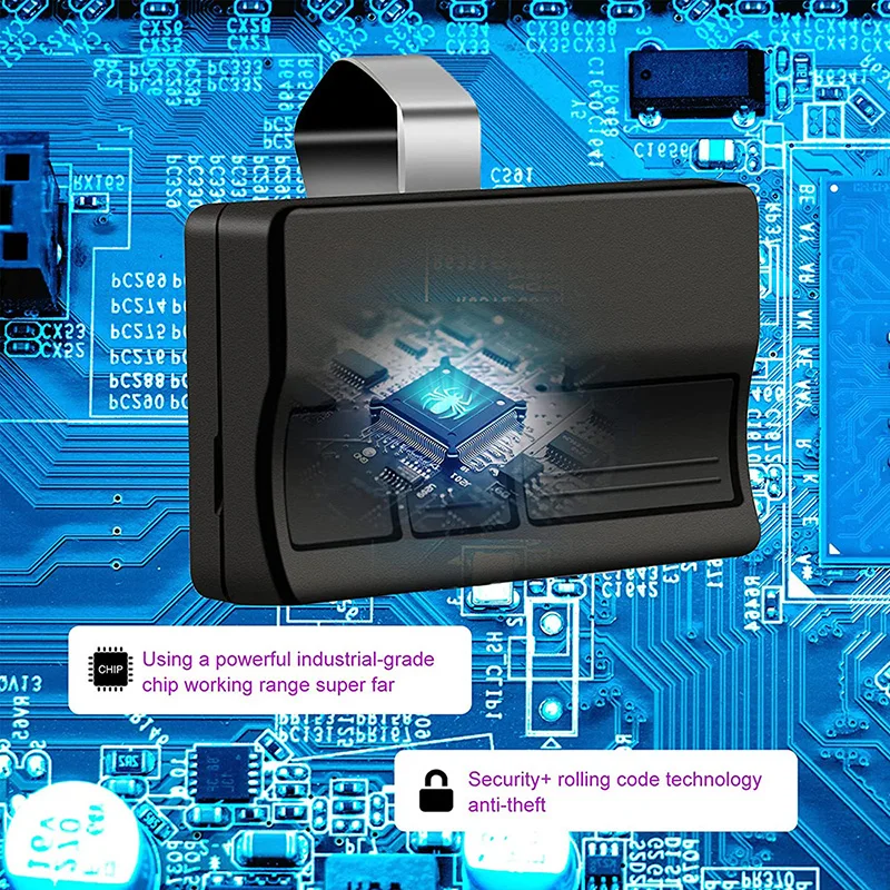 373LM 371LM Remote Control Garage Door Opener Compatible With 372LM 370LM 950D 953D 956D 315MHz Gate Transmitter