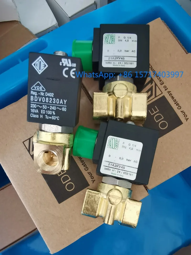 1pcs 21A2kV45 genuine solenoid valve 230V 24V