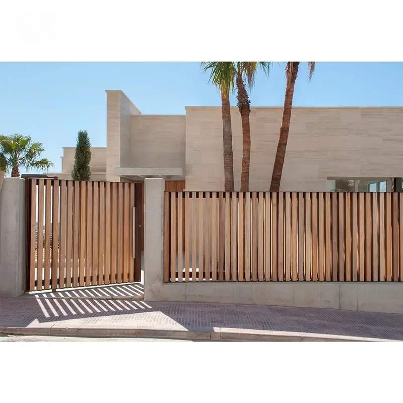 Wooden Fence Gate Solid Wood Cottage Garden Gate Exterior Fencing Trellis Walkway Gates