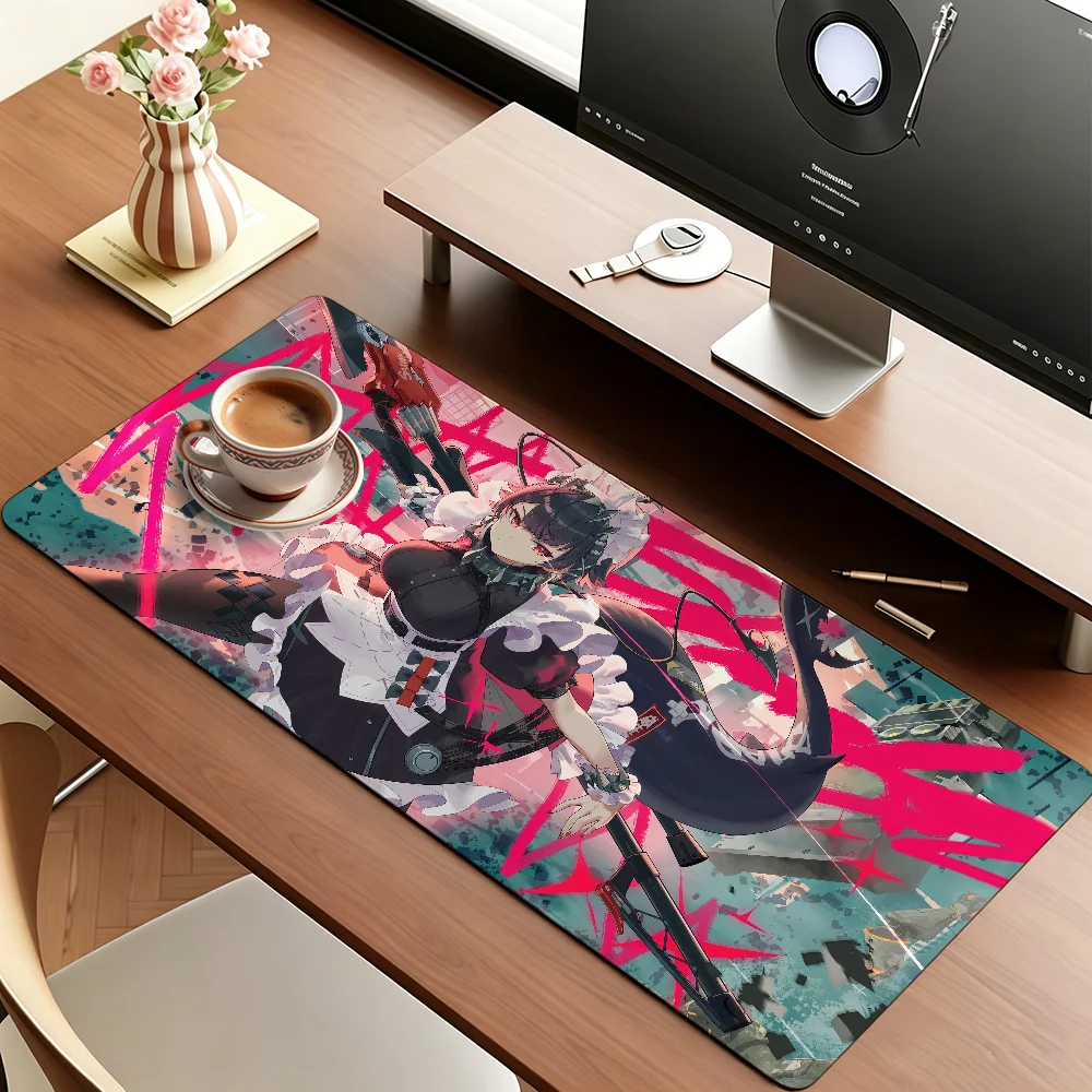 Zenless Zone Zero Ellen Joe Mouse Pad Large Non-Slip Waterproof Mat Stitched Edge Keyboard Pad for Gaming Daily Office