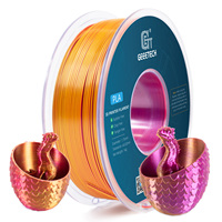 Geeetech Three Tri Color Silk PLA Filament , 3D Filament 1,75 mm 1KG Spool Wire  (+/-0.03mm) Vacuum packaging, special color