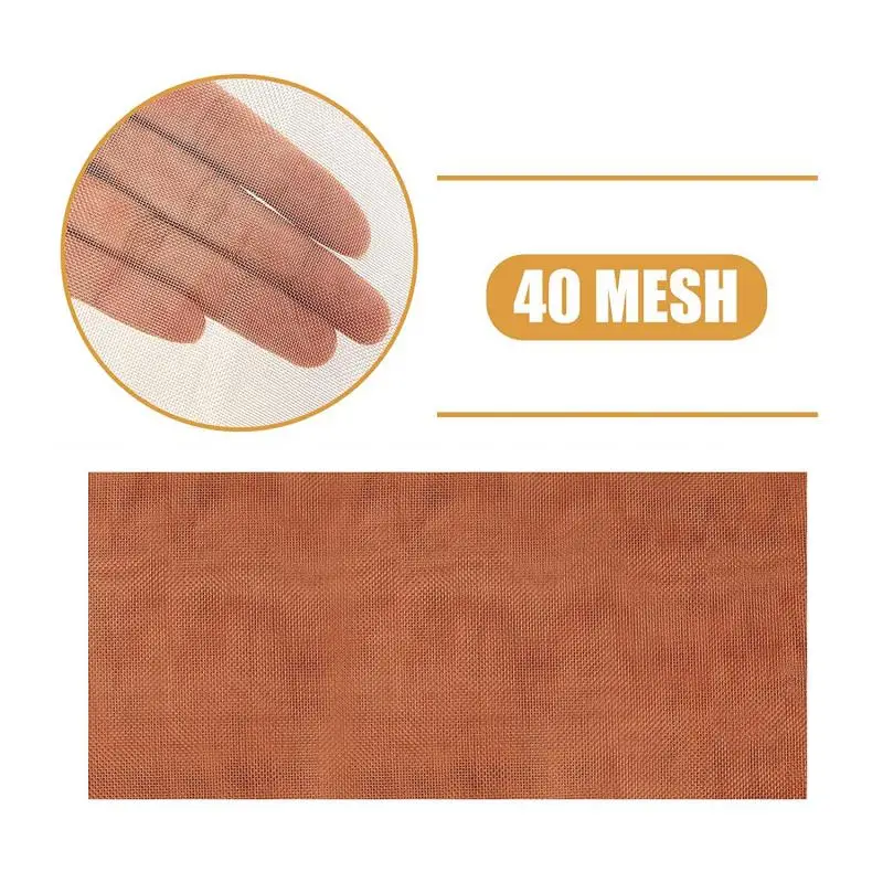 Imagem -03 - Malha de Cobre 10200 Mesh para Filtragem Bloqueio Limpeza e Enchimento Tecido Perfeito para Filtro de Tela e Bloqueador 10 20 Pcs