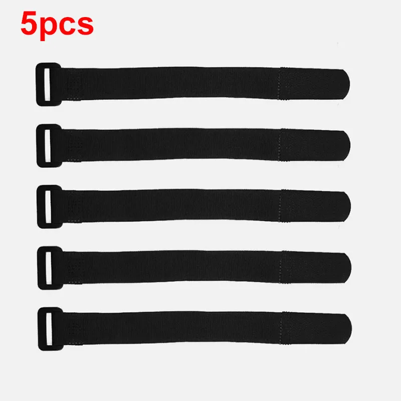 5pcs/lot Bicycle Handlebar Strap Holder Cycling Flashlight Tie Rope Bandages Nylon Sticky Tie Fixed Items Bike Strap Universal