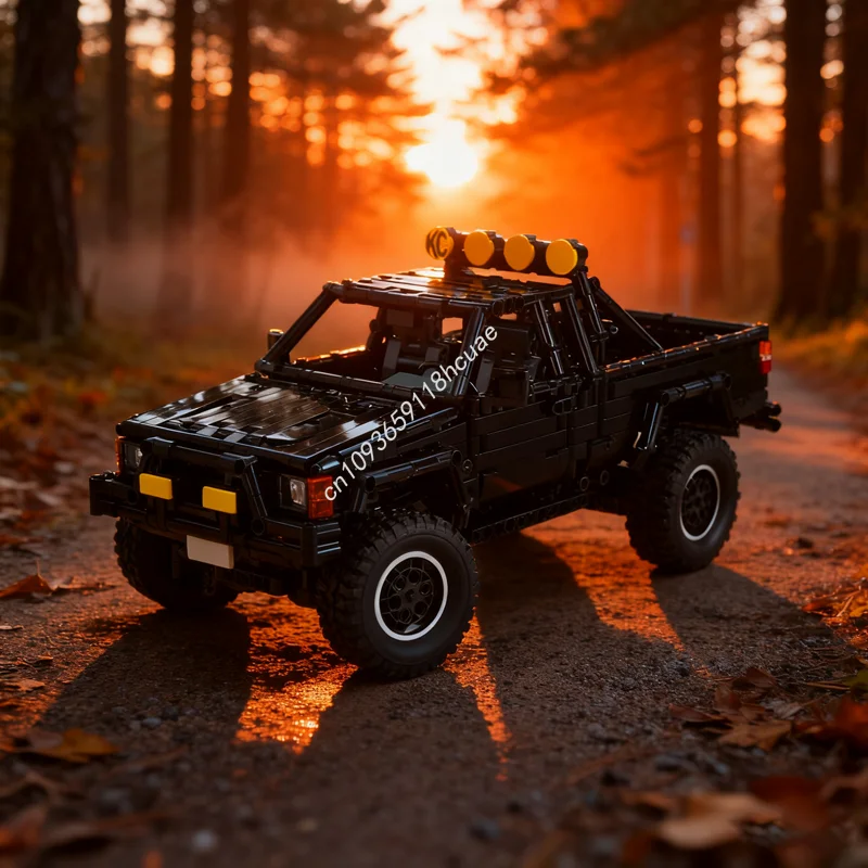 

1472 шт. MOC Toyota Xtracab Грузовик Hilux Модель автомобиля Строительные блоки Архитектура DIY Креативная игрушка Идея Рождественские подарки Кирпич