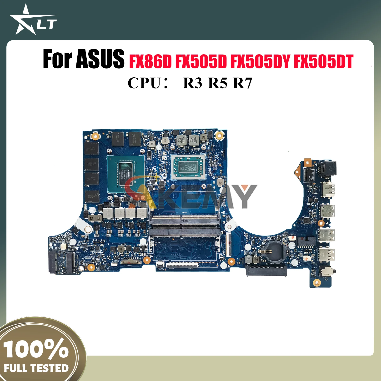 

FX505DU Laptop Motherboard For ASUS TUF Gaming FX505GU FX505GM FX86FE FX86FD FX505 FX505GV Notebook Mainboard With R3 R5 R7 CPU