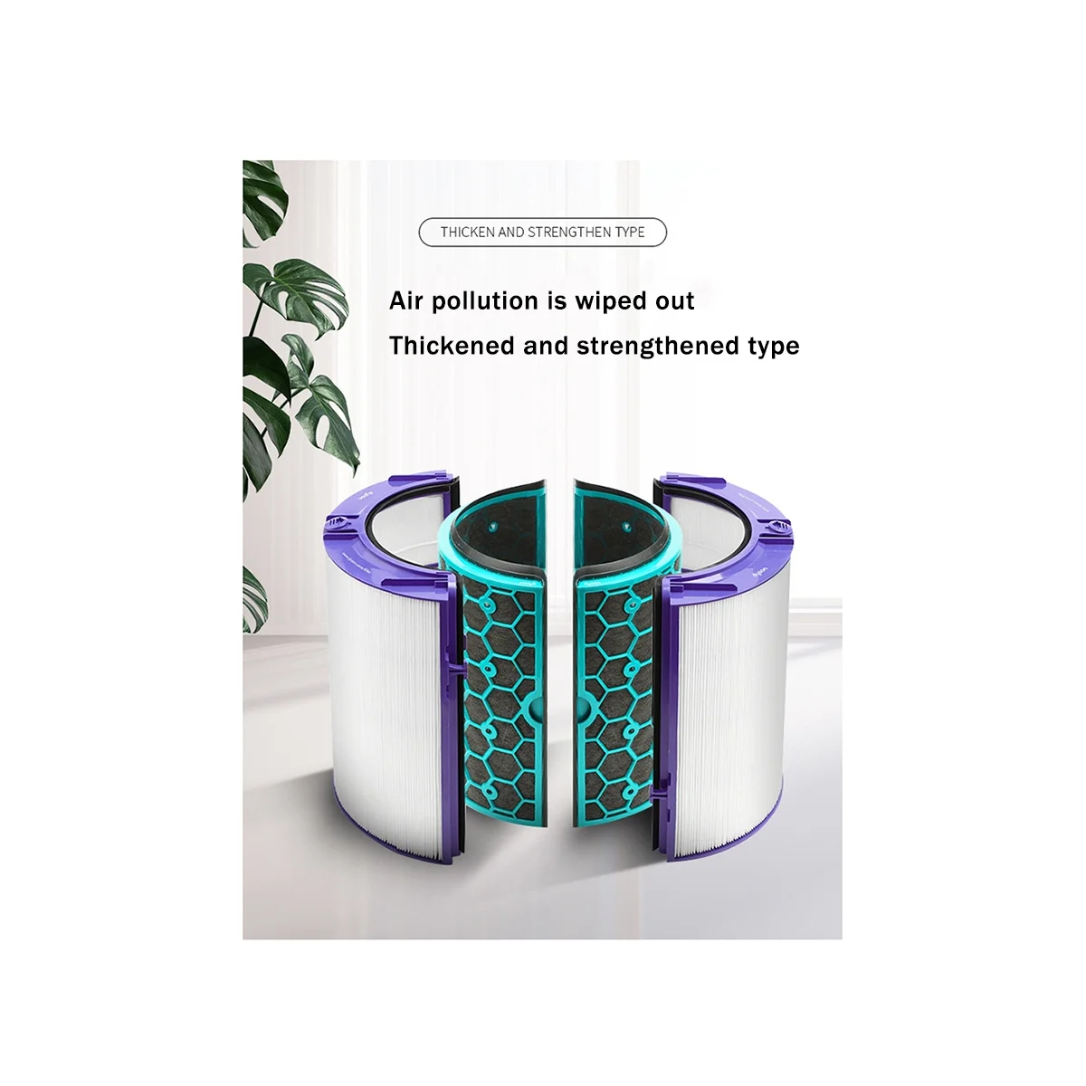 Écran filtrant à charbon actif + filtre HEPA pour Dyson Gardens 04, 05, TP04, TP05, ug 04, remplacement de l'écran filtrant pour supporter ficateur