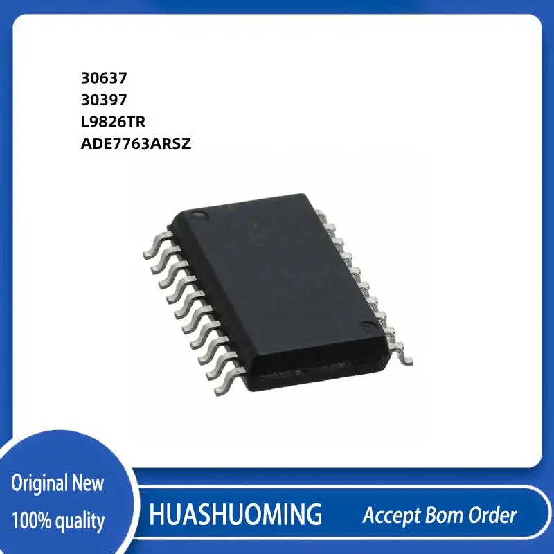 10Pcs/Lot   30637  306 37    30397  303 97   L9826TR L9826   L9826T     ADE7763ARS ADE7763ARSZ ADE7763 7763  SOP-20