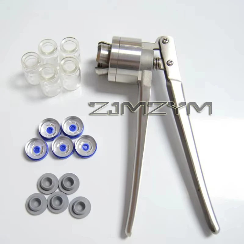 Stainless Steel Manual Crimper Vial Bottle Cap Sealer For 13/15/20mm Aluminum Plastic / кримпер Handheld Bottle Sealing Machine
