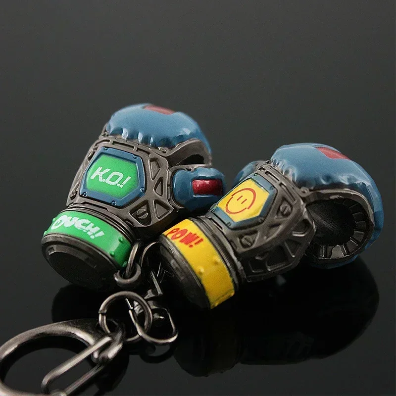 Apex Legends Robot Family Treasure Boxing Gloves Alloy Katana Swords Accessories 3.5cm Keychain Model Gifts Toys Boys I Got You