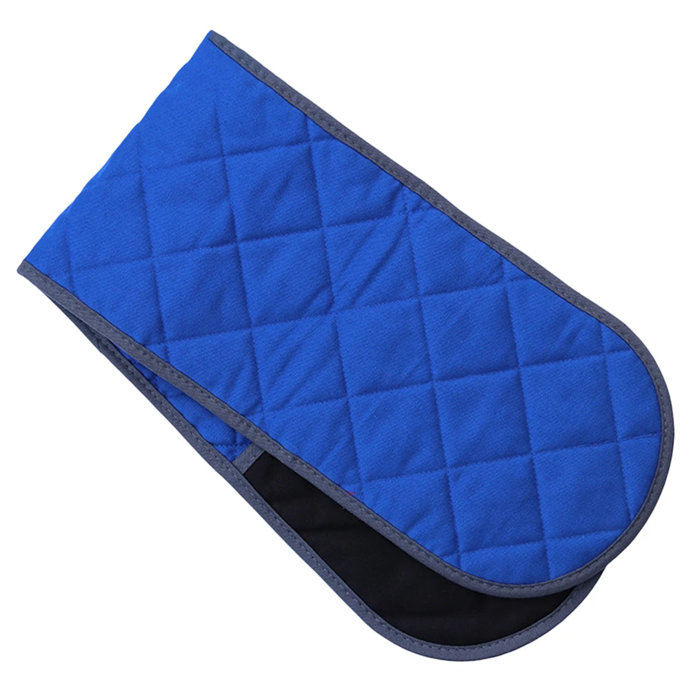 

1pc Silicone Oven Mitts Heat Resistant Gloves Kitchen Anti-scalding Mitts Waterproof Insulation BBQ Microwave Toast Cook Gloves