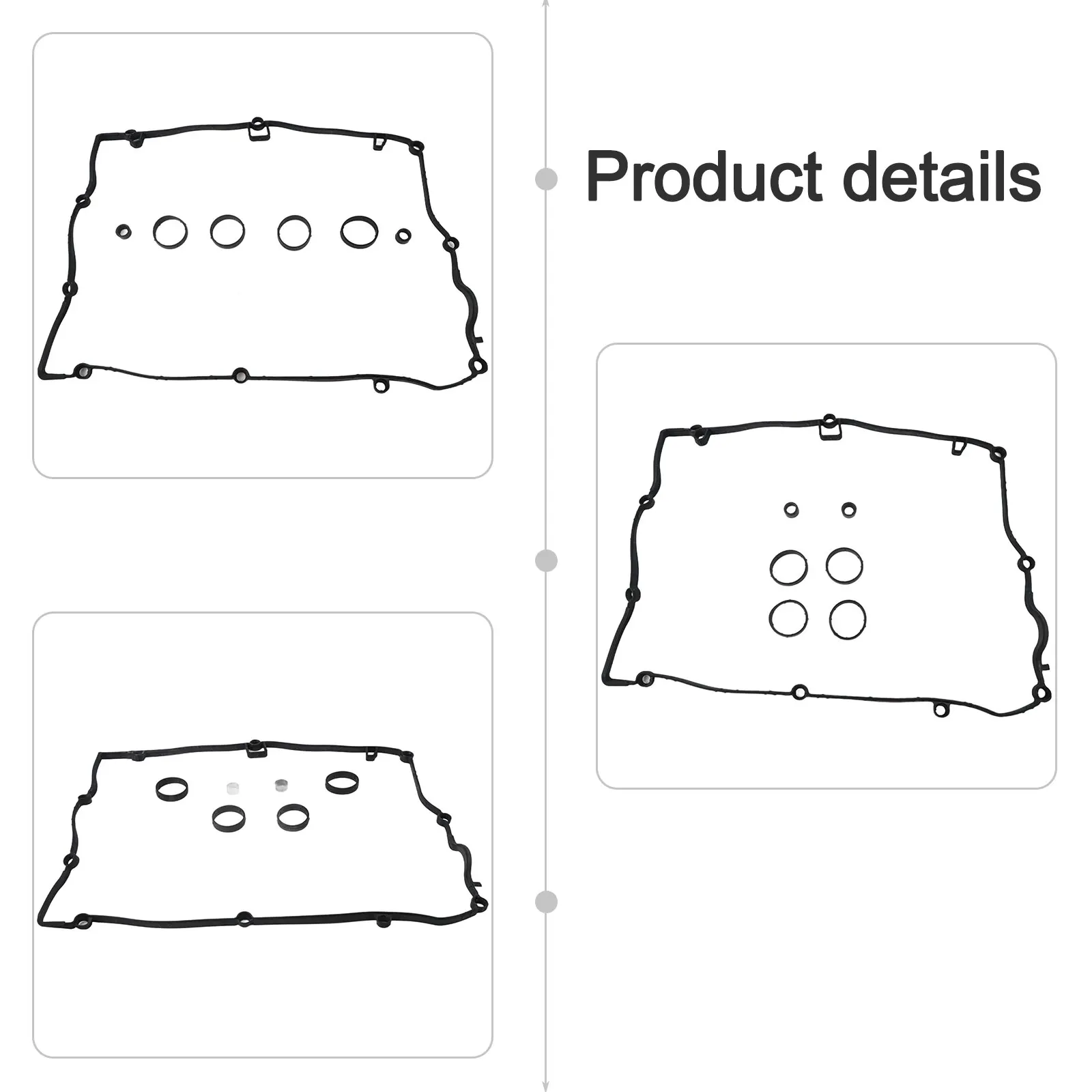 

Car Engine Valve Compartment Cover Rubber Sealing Gasket Spacer 11127582400 For BMW 1/3 Series For MINI For COOPER 2010-up