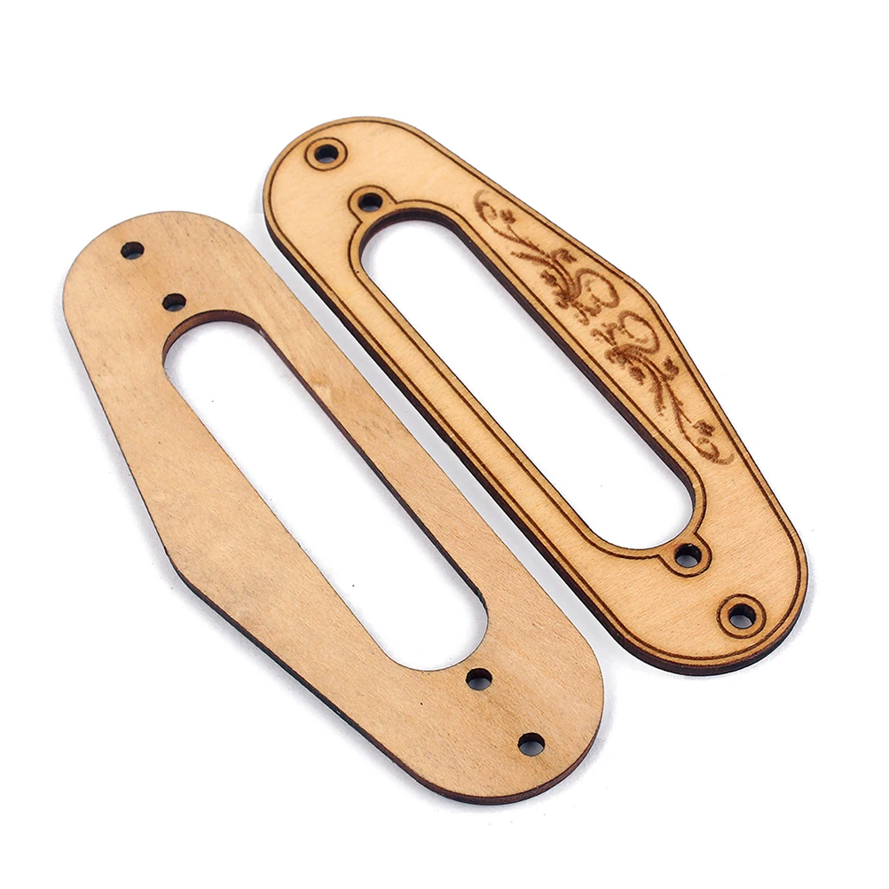 

2pcs GB403B Guitar Pickup Frame Mounting Ring Single Coil Flat Humbucker Pickup Ring Inner Hole Width 15mm for TL Style Electric