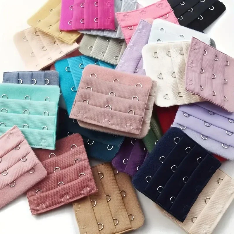 1/10pcs Bra Extender for Women's Elastic Bra Extension Strap Hook Clip Expander Adjustable Belt Buckle Intimates Accessories