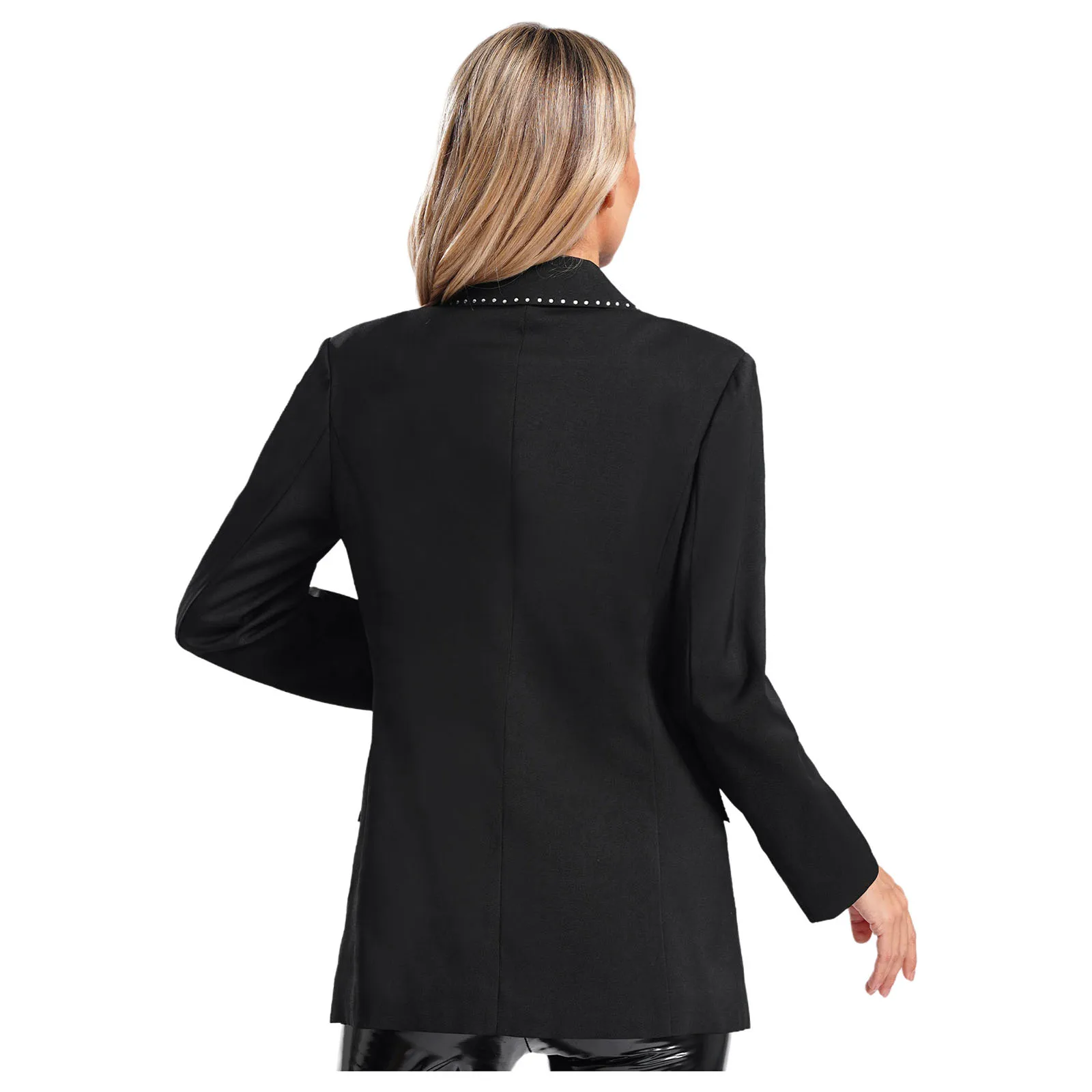 OL Women Blazer Long Sleeve V Collar Buttons Suit Jacket Blazers for Work Interview Formal Occasions Office Lady Workwear Coats