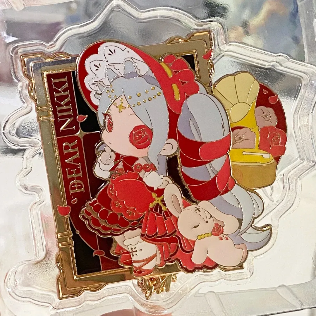 

DearNikki Dreamweaver Metal Badge Blind Box Metal Ornaments Mystery Box Oceanic Singer Exquisite Gifts Trendy Play Pendant