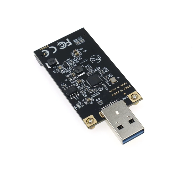Wysokiej jakości dysk półprzewodnikowy Msata do USB 3.0 do przenośny dysk twardy ASM1153E Chip Plug and Play dla rozmiarów 30*50