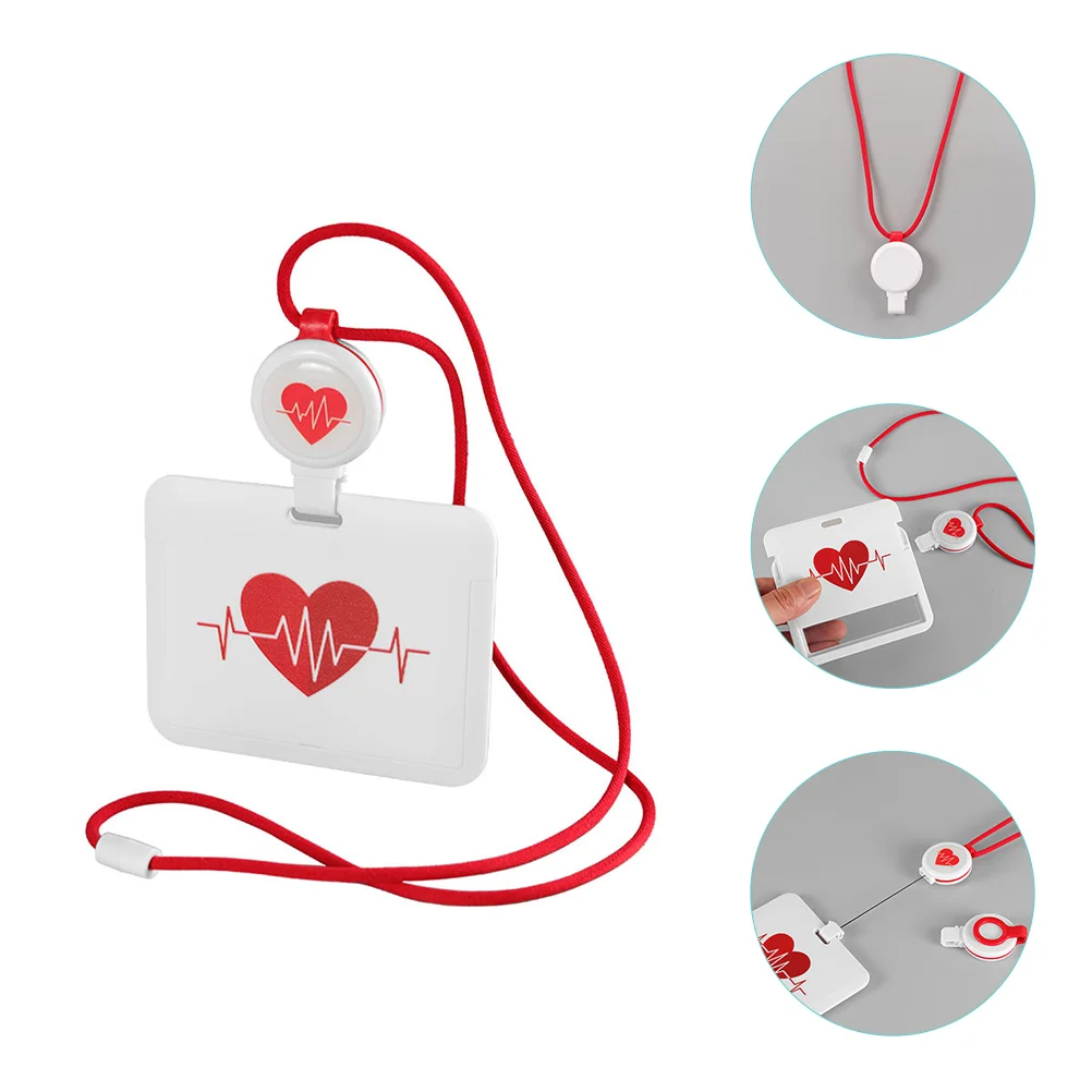 

Nurse Id Cards Holder Certificate Lanyard Set Healthcare Badge Reel Name Badges
