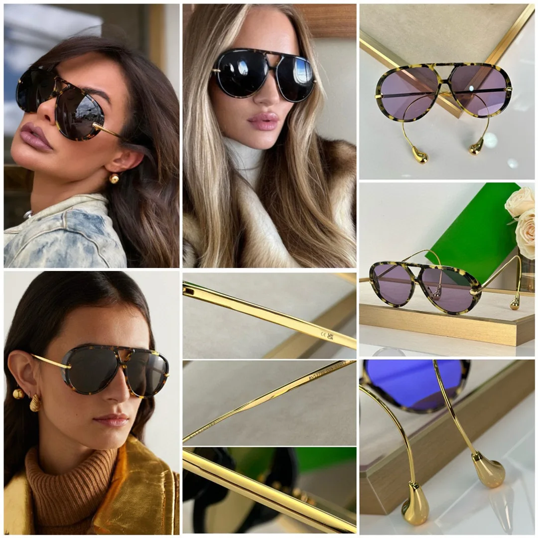 Lunettes de soleil pilote respirantes pour hommes et femmes, lunettes de soleil étoile en métal vintage, nuances UV400, marque de luxe, créateur de
