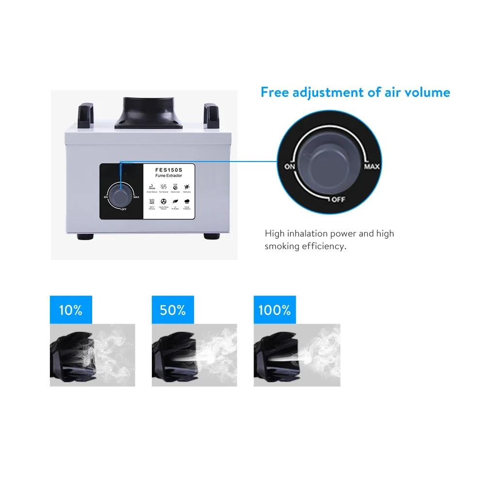 voor voor Desktop Soldeerdamp Extractor Machine Rookabsorber Voor Telefoon Reparatie Rookreiniger