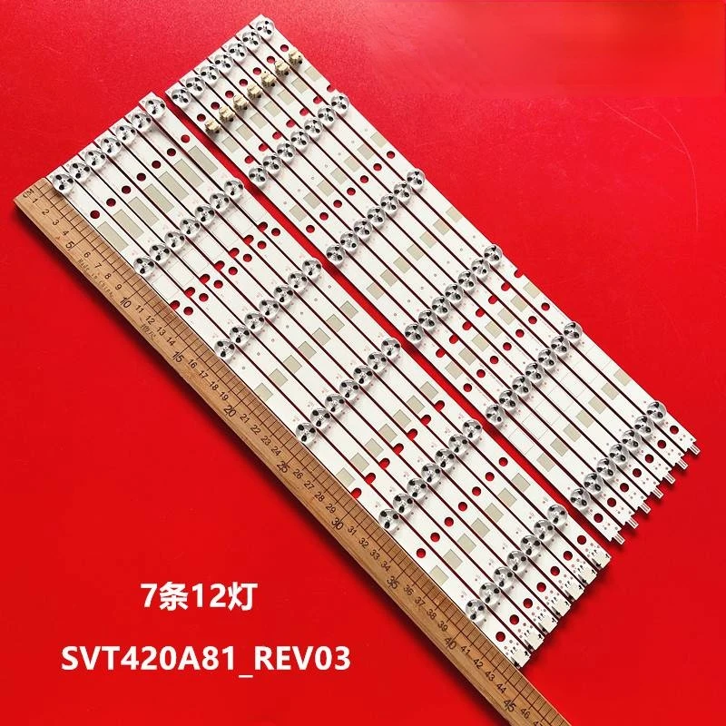 

LED Strip for toshiba 42Z8 42L6453D 42L6453DB 42L7453D 42L7453RB 42L6463DG 42M7463D 42L6463DG LC420DUK-SGK2 SVT420A81 REV03 L R