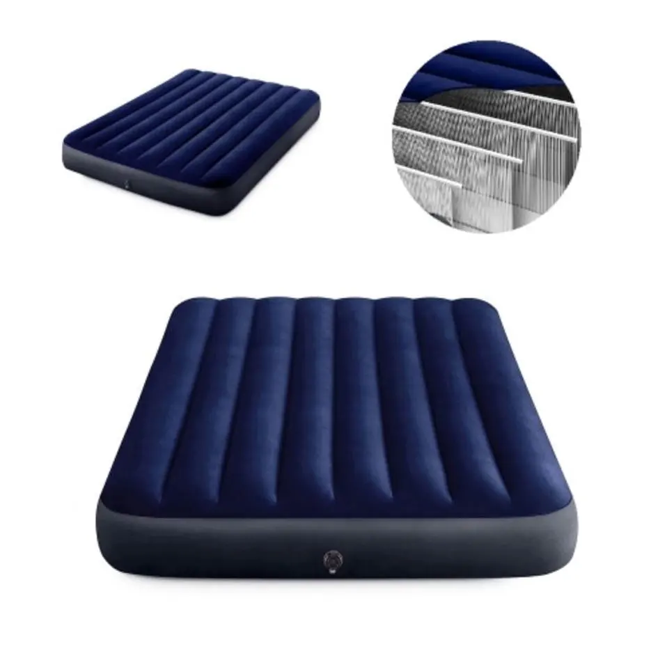 Portable and Durable Inflatable Mattress – Perfect for Camping Folding Hiking Home Use – Single Double Air Cushion Sleeping Bed