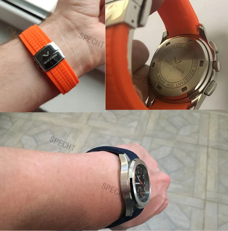 مثلج خارج ساعة رجالي ساعات العلامة التجارية الفاخرة كرونوغراف الساعات مضيئة الكوارتز الصلب المطاط حزام ساعة رياضية Relojes Hombre #6