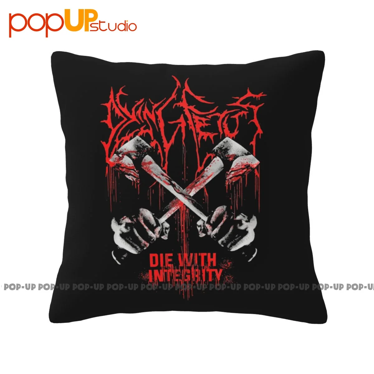 Luxury Dying Fetus Die With Integrity Pillowcase Throw Pillow Cover Fashion Customized For Bedroom