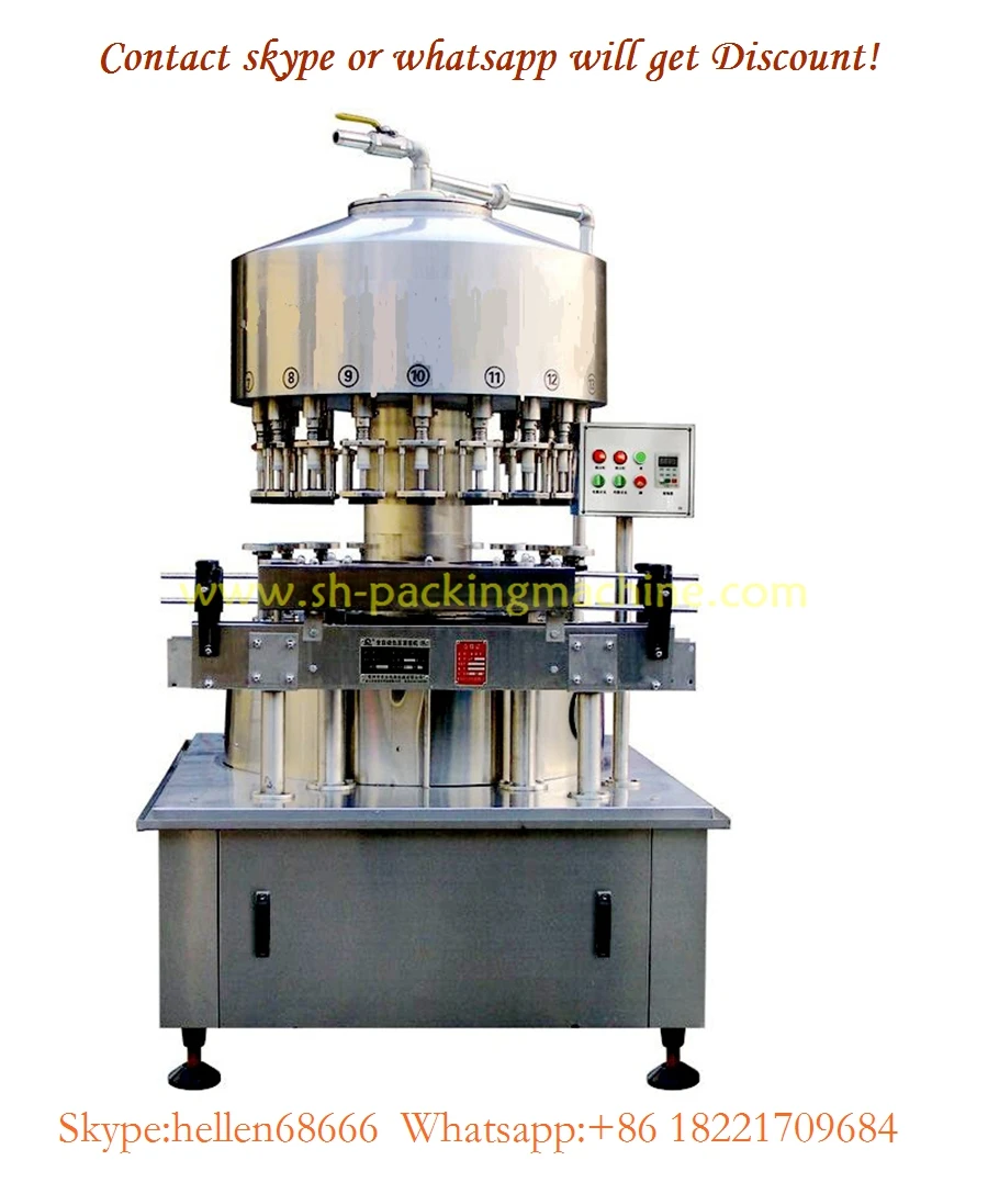 liquid level negative pressure filler,beverage machine for wine,12 nozzles 2L,red wine vinegar filling machine