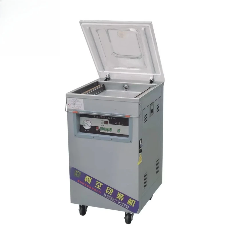 

Commercial wet and dry chicken food vacuum sealing packaging machine