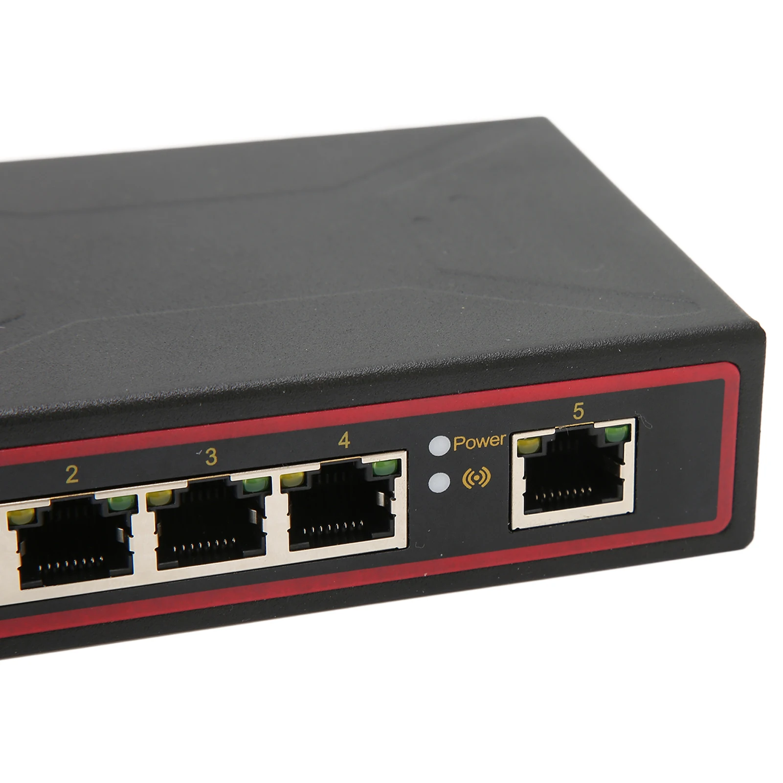 5 Port Ethernet DIN Rail Switch DIN Rail Mounting Industrial Grade Design Redundant Power Fast Ethernet DIN Rail Switch