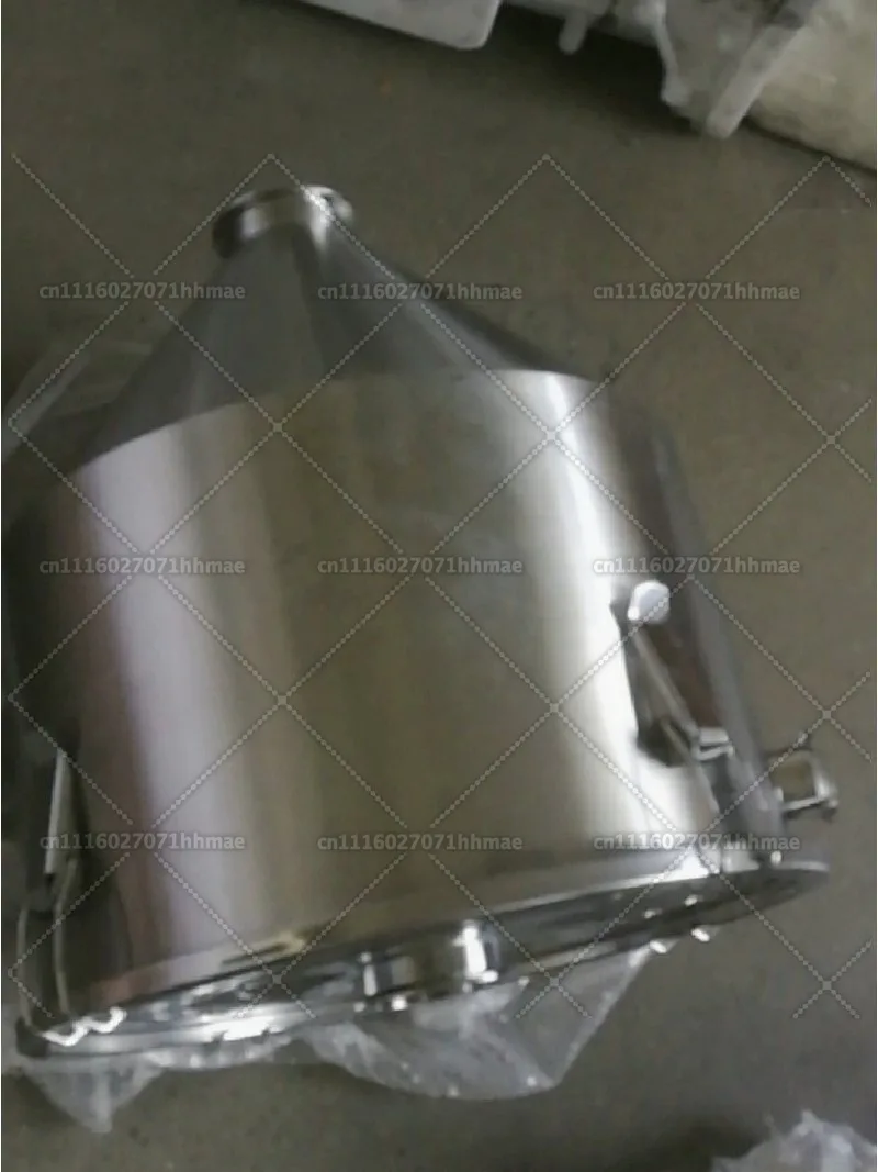 304 316 Stainless Steel Sanitary Funnel Hopper with Seal Lid for Filling Machine