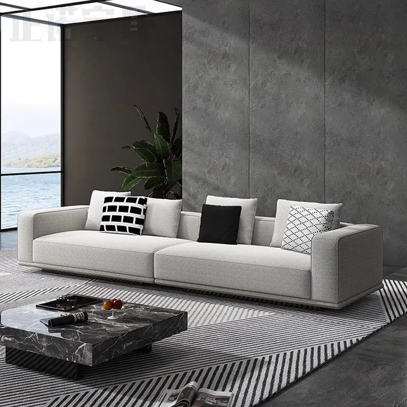 

European Designer Living Room Sofas Narrow Gray Modern Boneless Living Room Sofas Corner Curved Woonkamerbanken Furniture Home