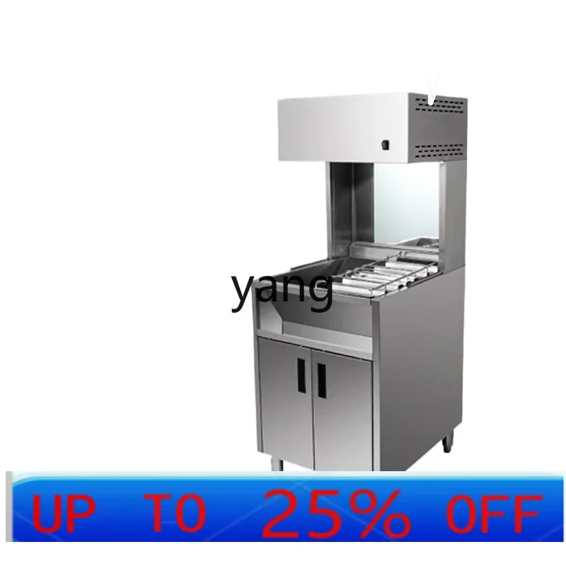 

LTT Desktop Fries Workstation Insulation Cabinet Operating Desk Commercial Fries Burger Shop Equipment