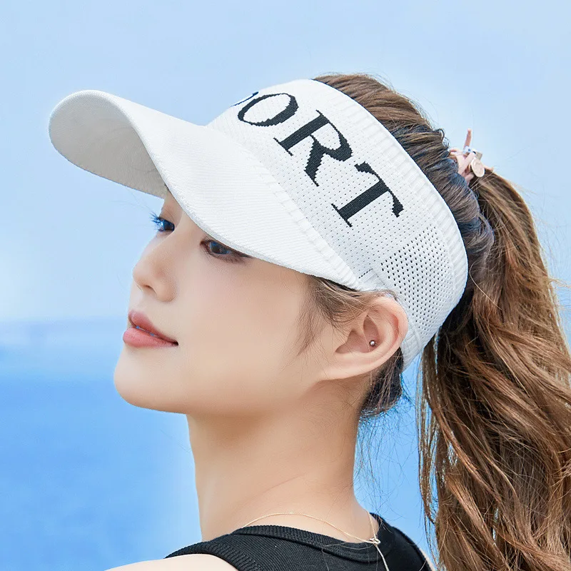 Fashion Women Baseball Cap Summer Sun-Proof Caps Outdoor Sport Tennis Golf Hat UV Protection Running Sunscreen Wide Brim Hat