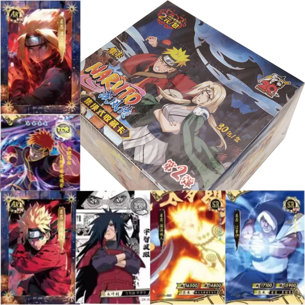 熱血バトルアニメナルトコレクションカード人気ipキャラクター楽しいサプライズカード装飾玩具子供のためのクリスマスプレゼント