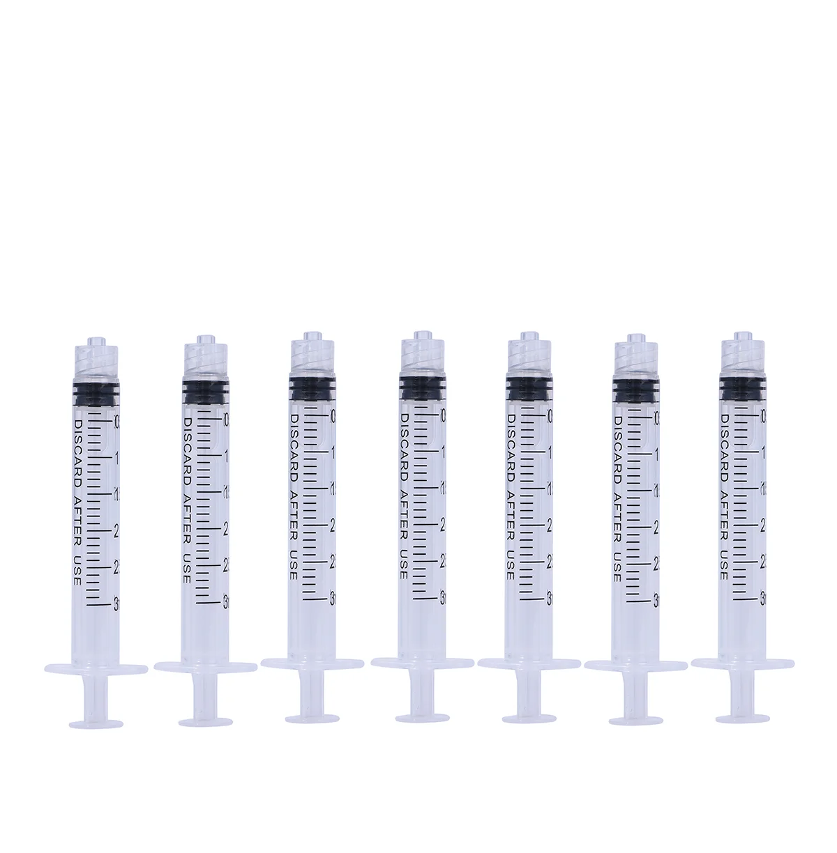 Imagem -06 - Seringa Descartável Luer Lock Adequada para Reabastecer Nutrientes de Medição Seringa Comum Embalagem Individual 05 ml 1ml 3m 5ml 10ml