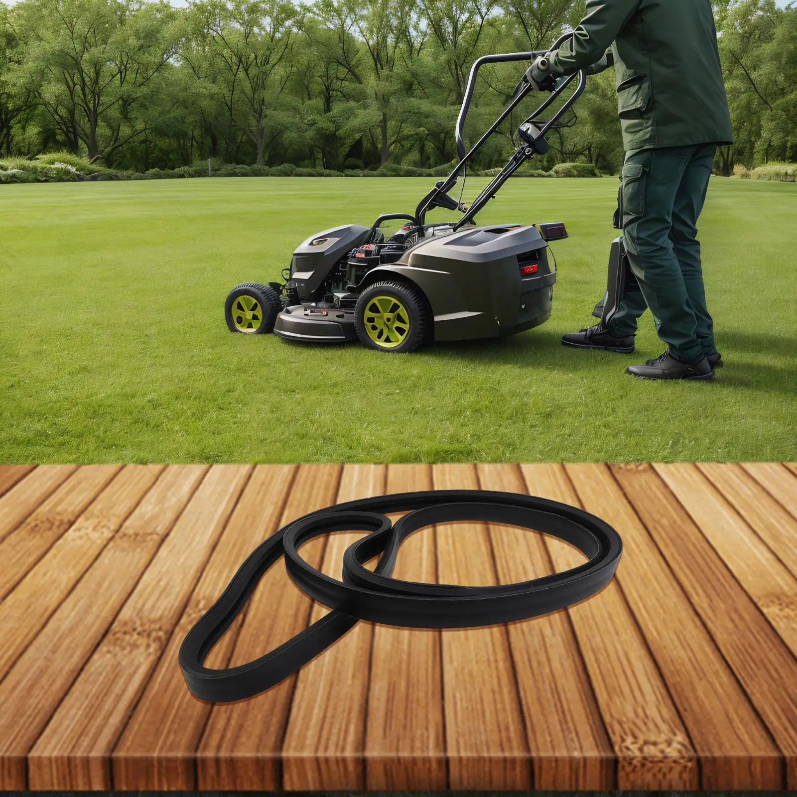 

25*10*5CM RCK60 Rugged Rubber Construction Easy Installation Easy Installation Process Increased Mower Performance