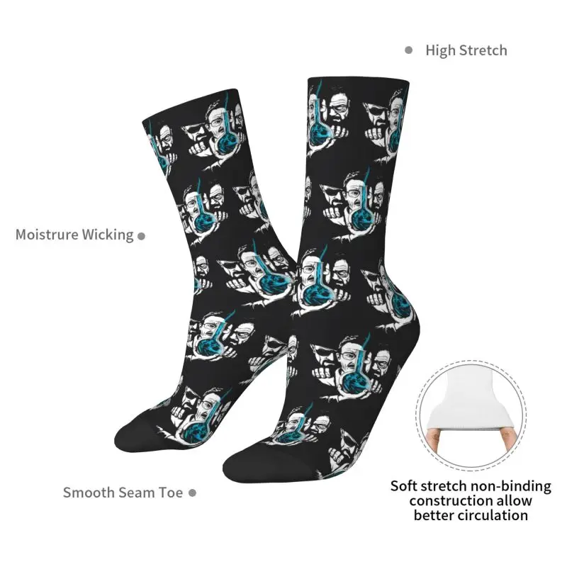 Custom Cool Breaking Bad Socks Women Men Warm 3D Printed TV Show Football Sports Socks view 5